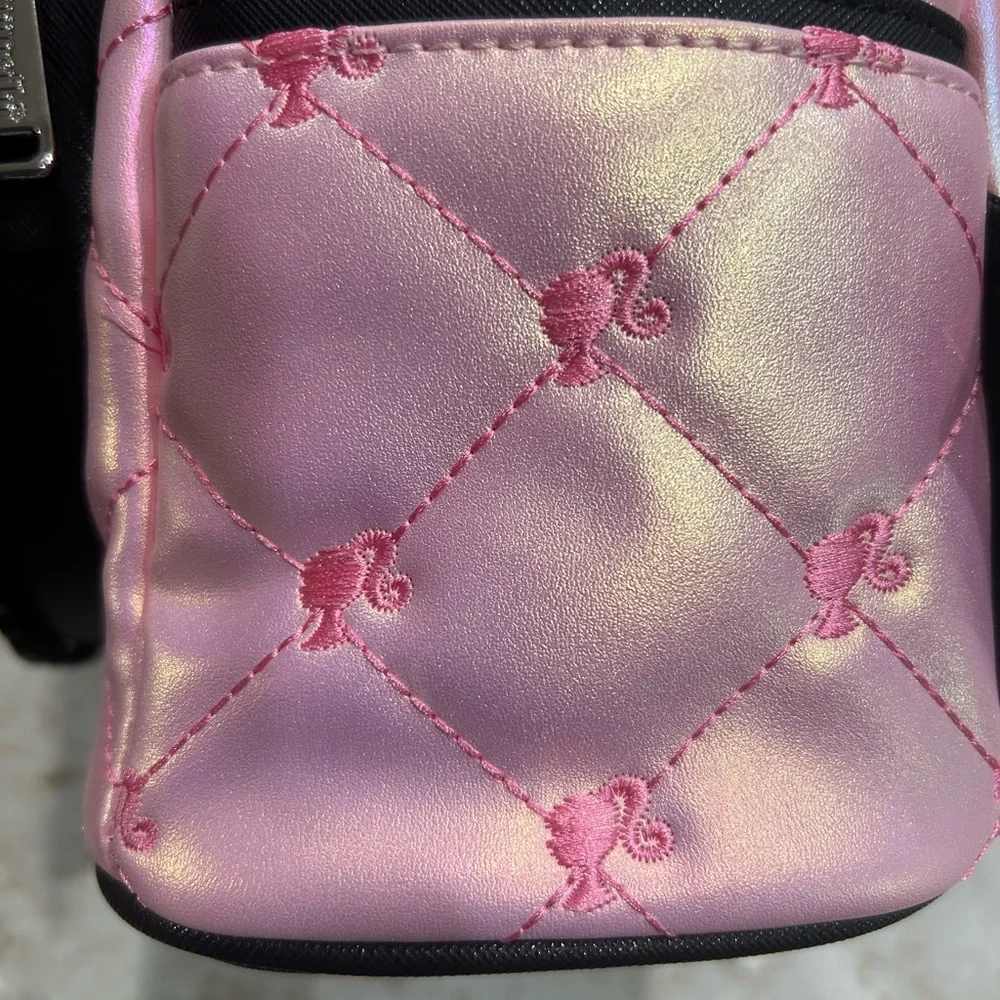 Loungefly Barbie Pink and Black Fashion Backpack-NWT - Picture 5 of 8